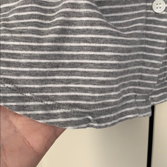 ❤️James Perse Jersey Button Down Soft Stripes M - Picture 3 of 5